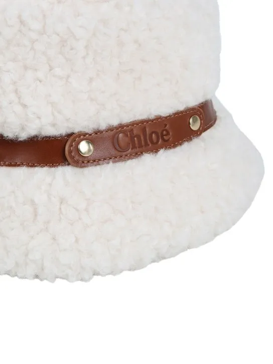 Chloé   Faux shearling hat 