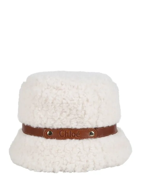 Chloé   Faux shearling hat 