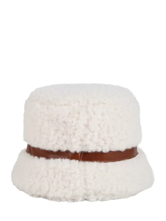 Chloé   Faux shearling hat 