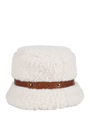 Chloé   Faux shearling hat 