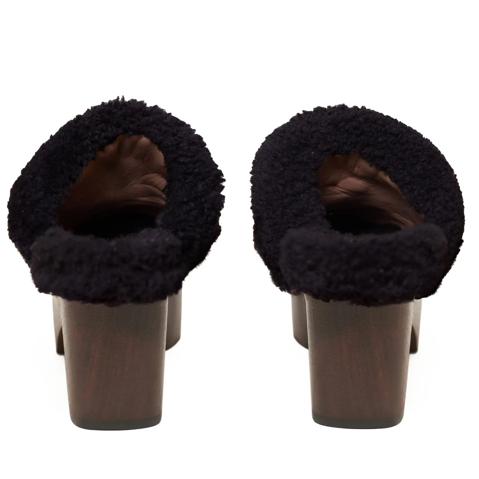 Cleo Black Shearling