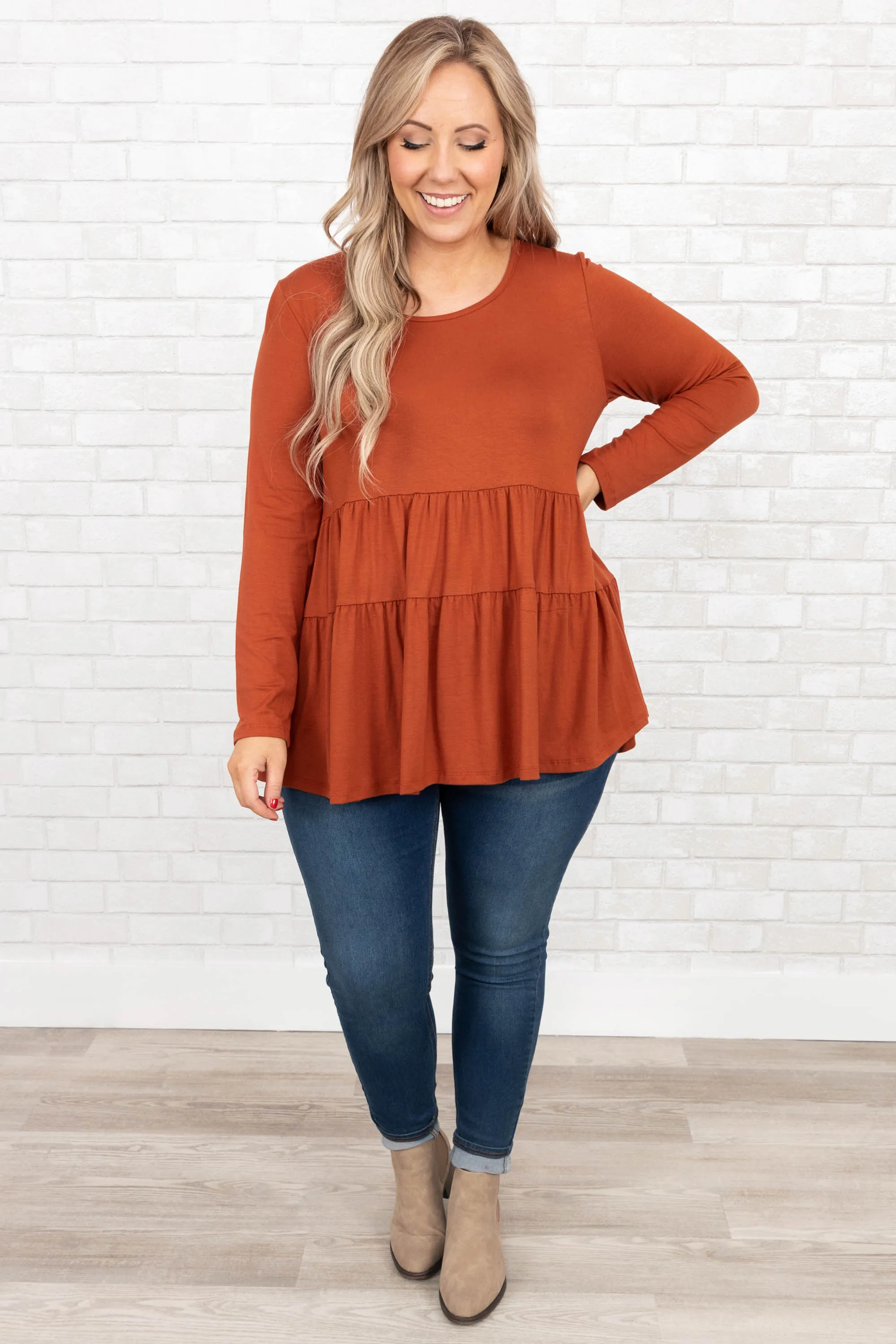 Closer To Me Top, Gingerbread