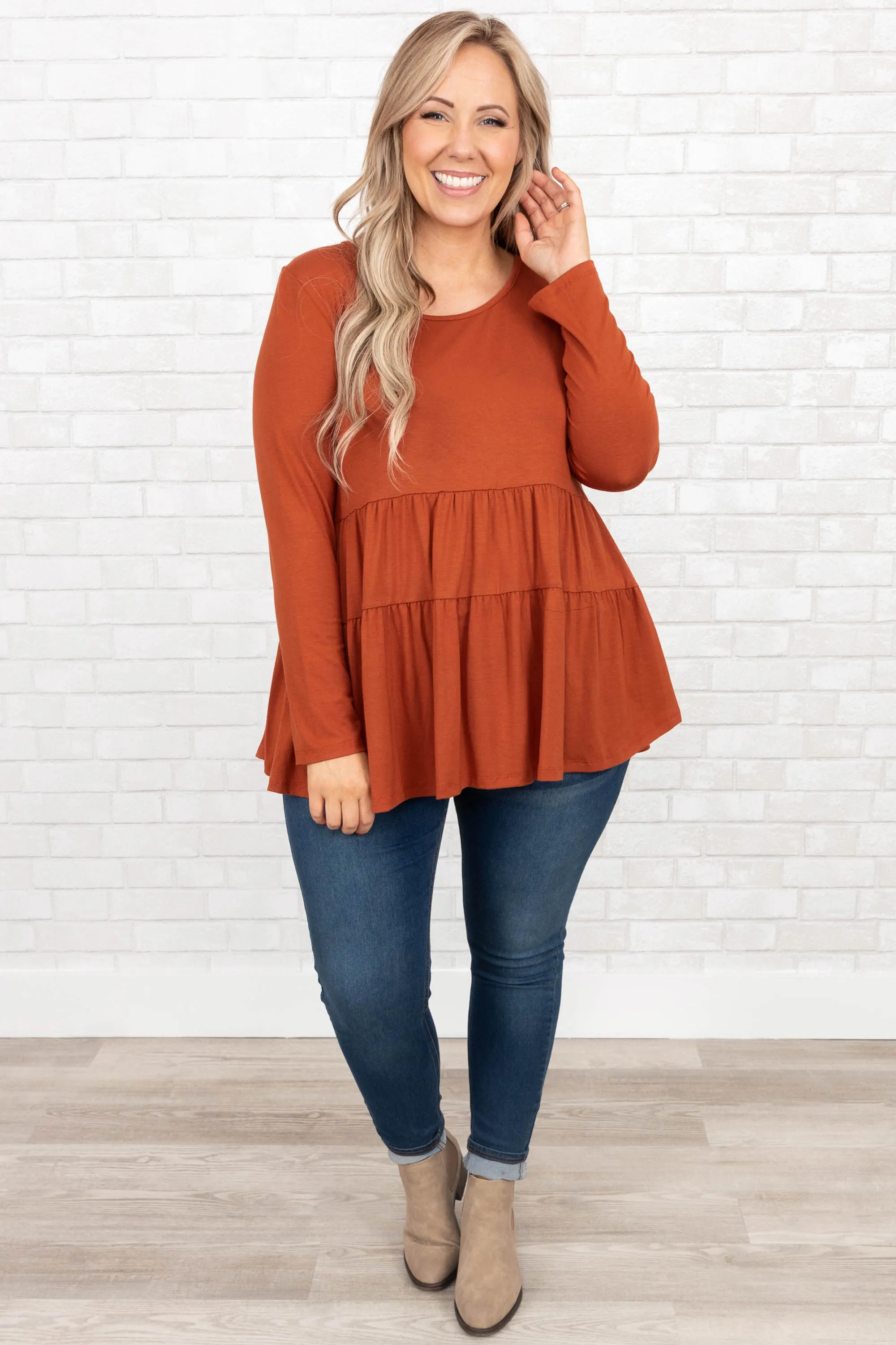 Closer To Me Top, Gingerbread