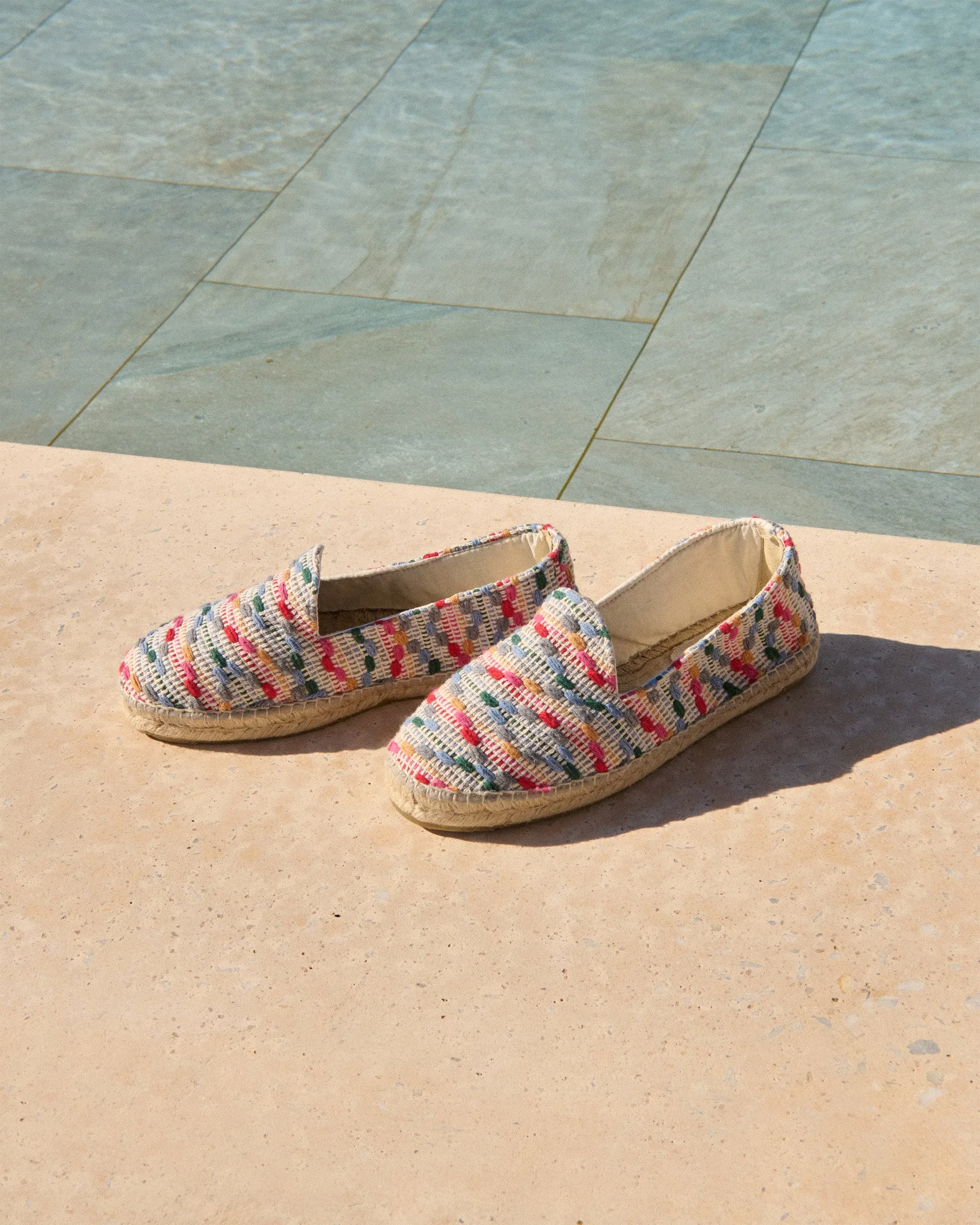 Cotton Jaquard Espadrilles - G05C0 - Yucatán Multicolor Stripes
