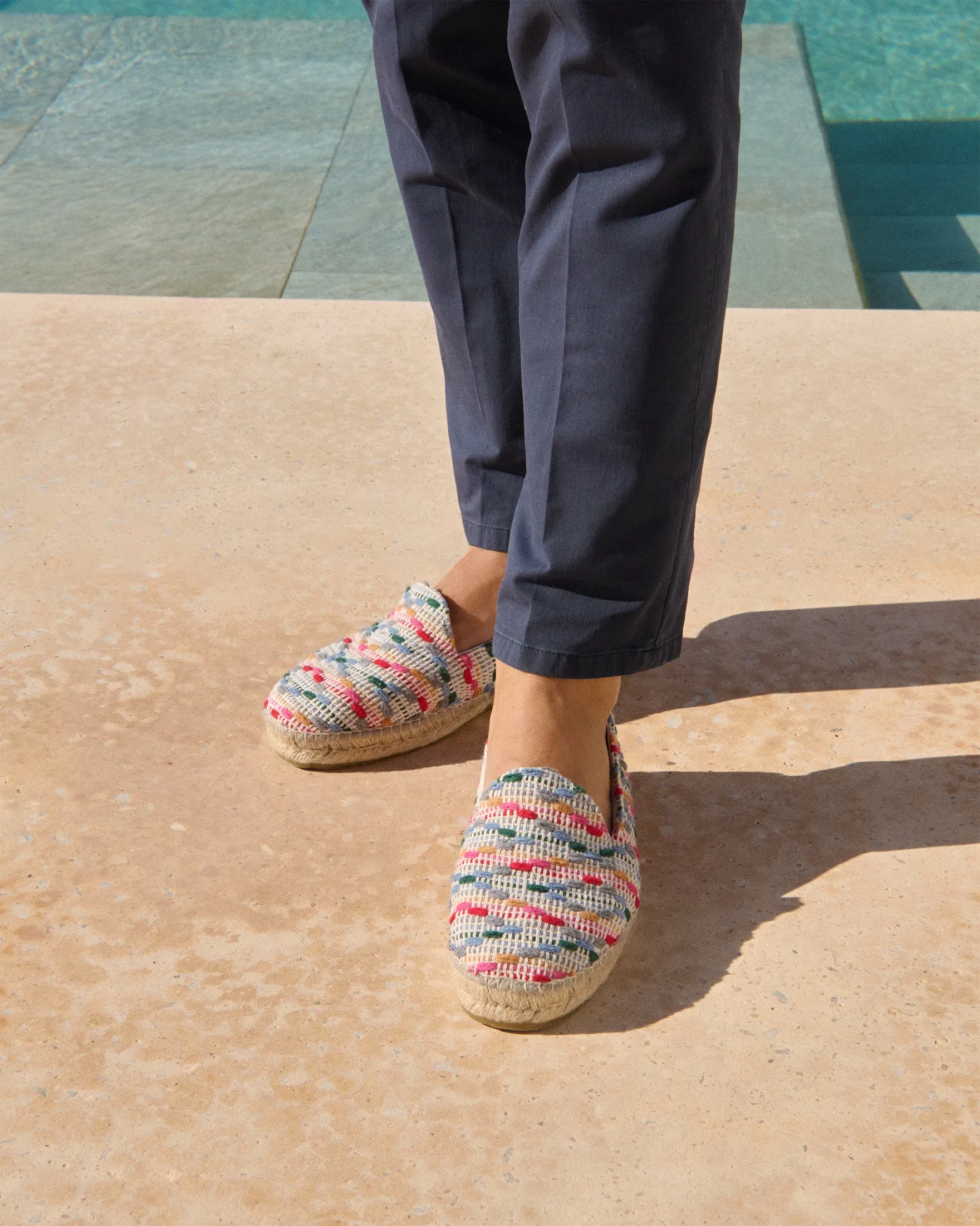 Cotton Jaquard Espadrilles - G05C0 - Yucatán Multicolor Stripes