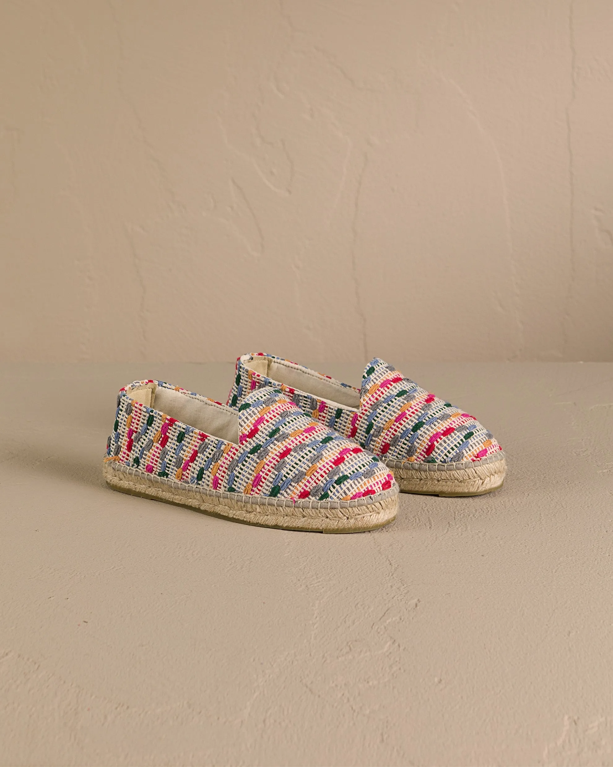 Cotton Jaquard Espadrilles - G05C0 - Yucatán Multicolor Stripes