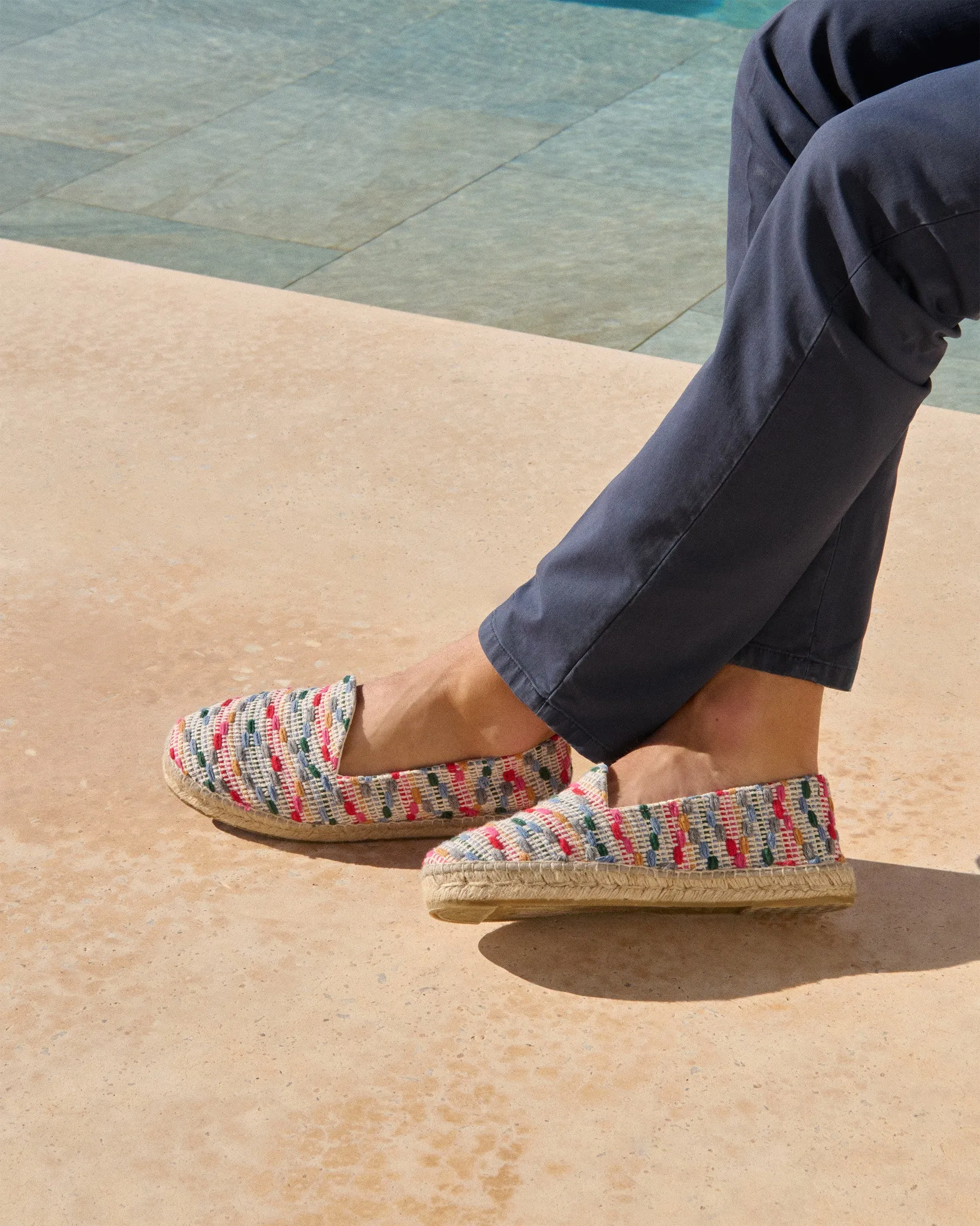 Cotton Jaquard Espadrilles - G05C0 - Yucatán Multicolor Stripes