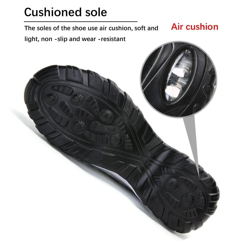 Cuzcare Orthopedic Shoes Women Breathable Slip-on Sneakers Air Cushion Mesh Leisure
