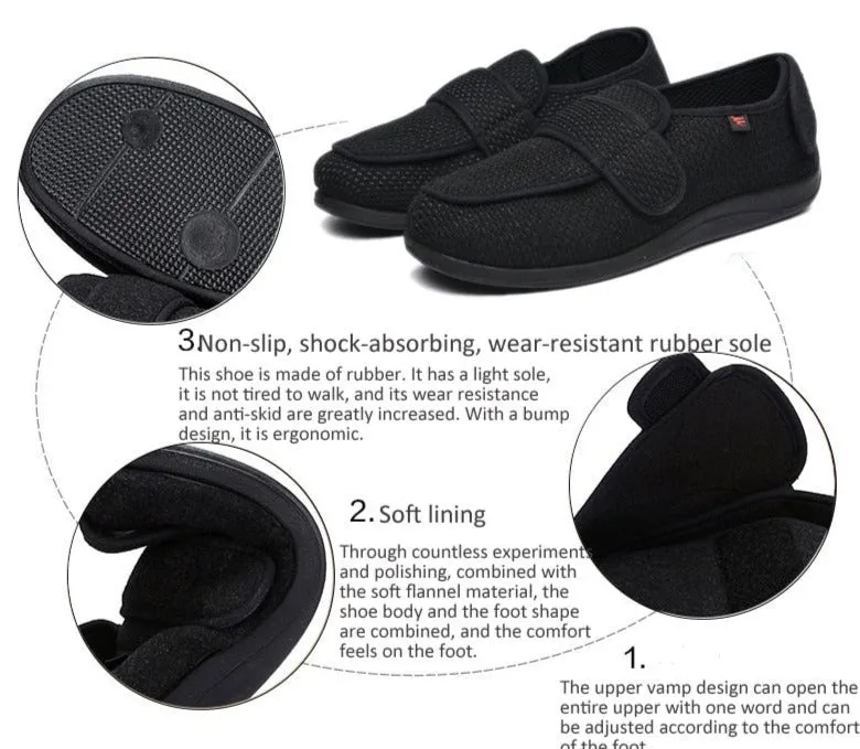 cuzcare Ultra-Light Adjustable Velcro Easy Wear Shoes - NW6007