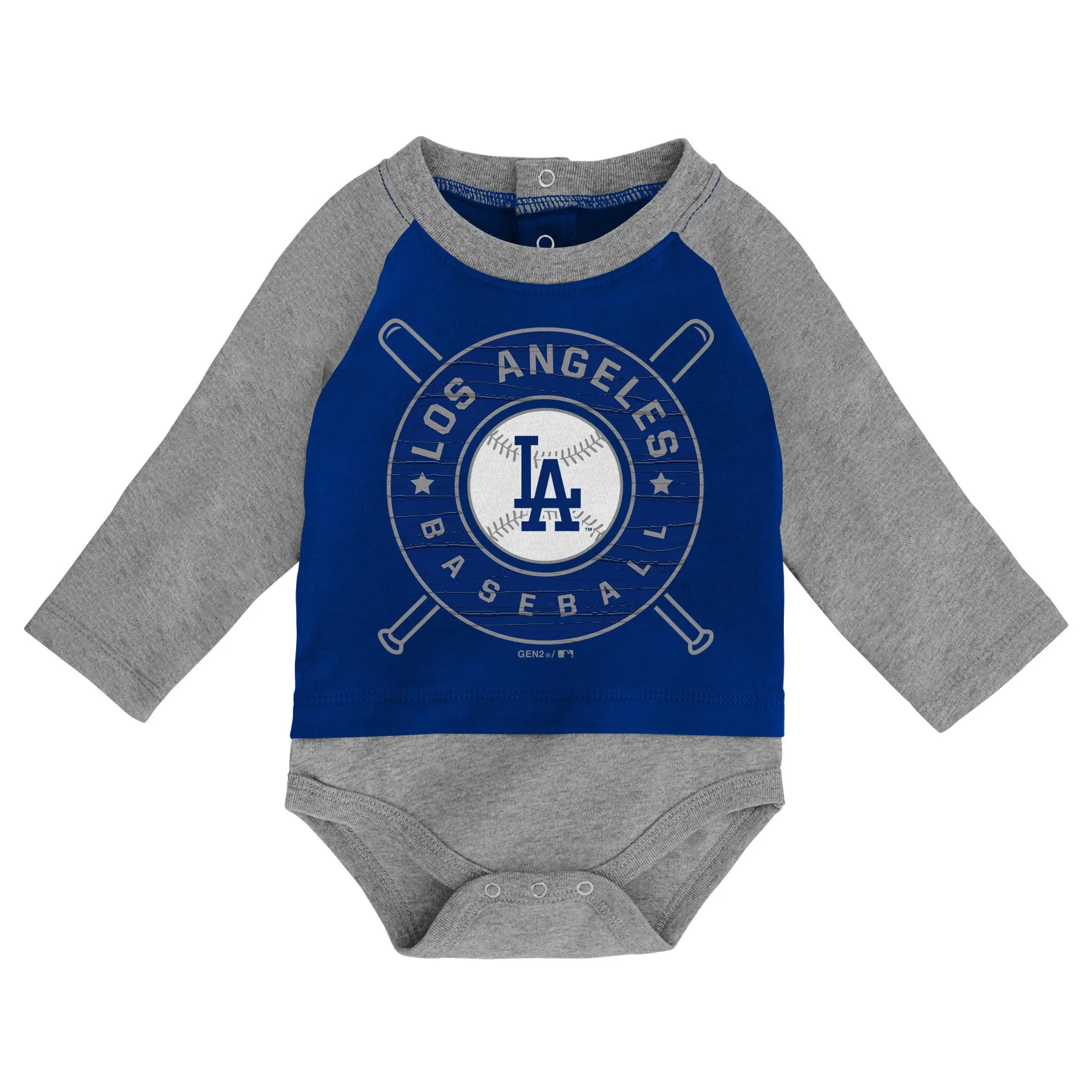 Dodgers Baseball Baby Outfit