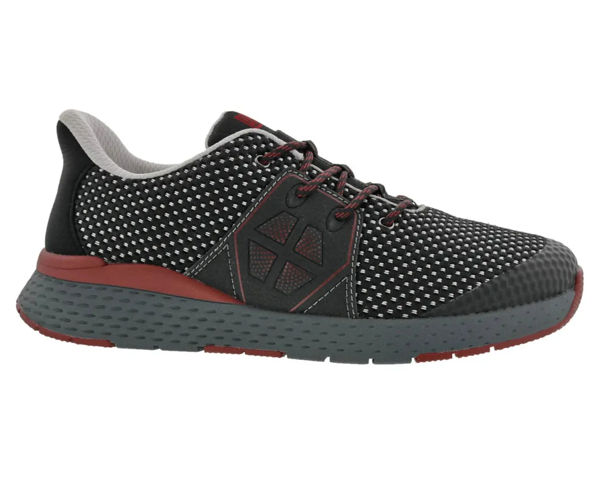 Drew Perform Men's Athletic Walking Shoe In Black Combo