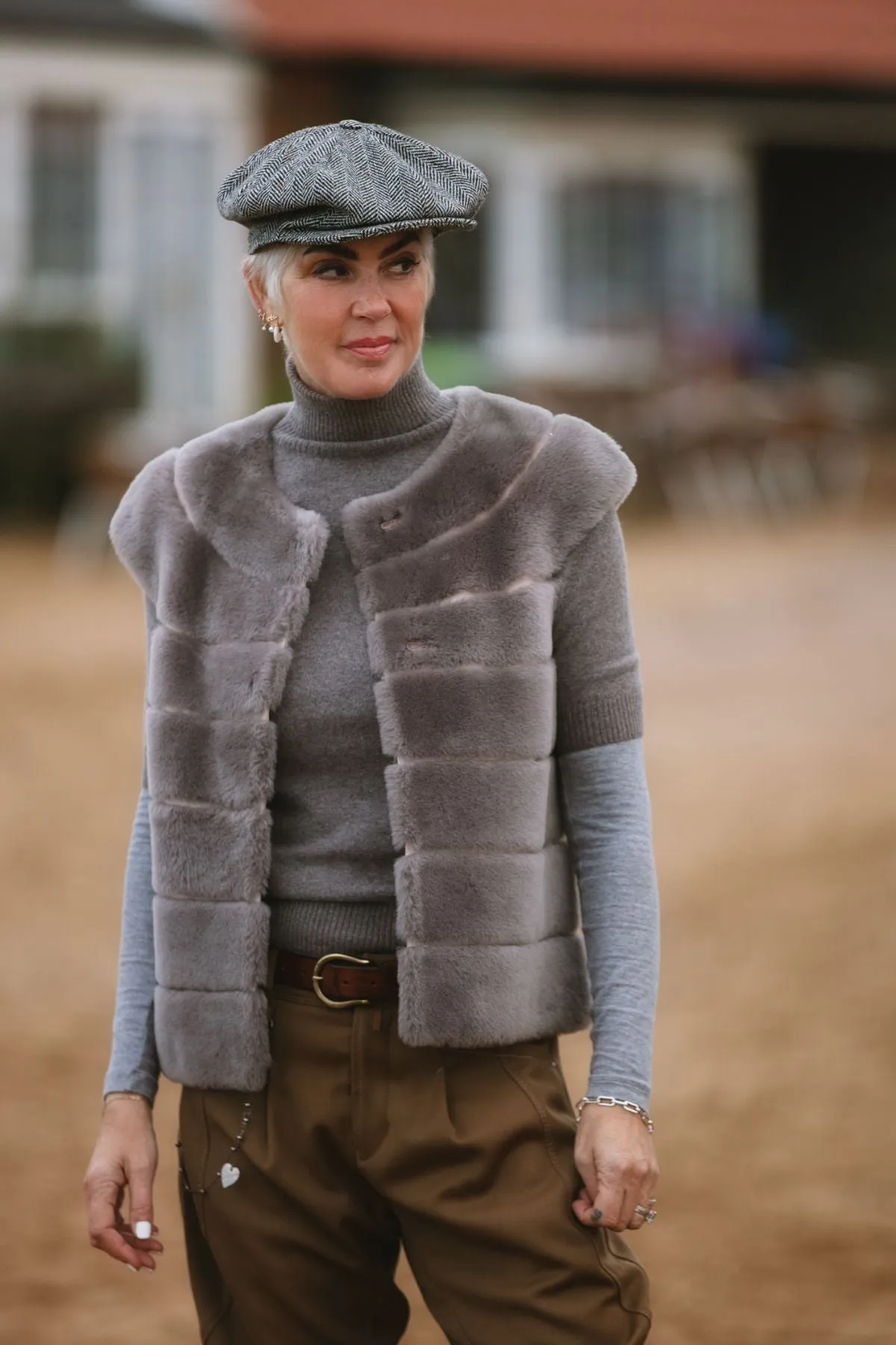 Edie Shearling Waistcoat
