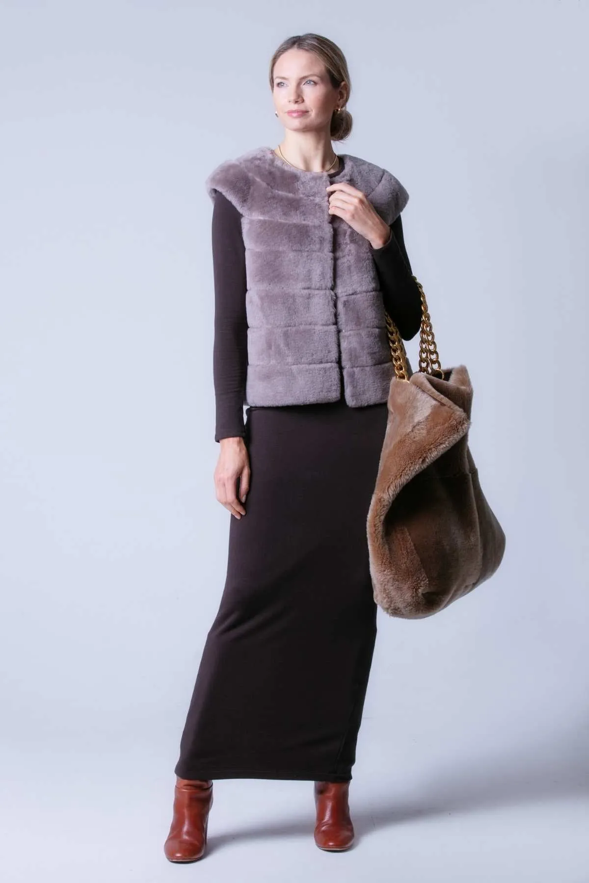 Edie Shearling Waistcoat