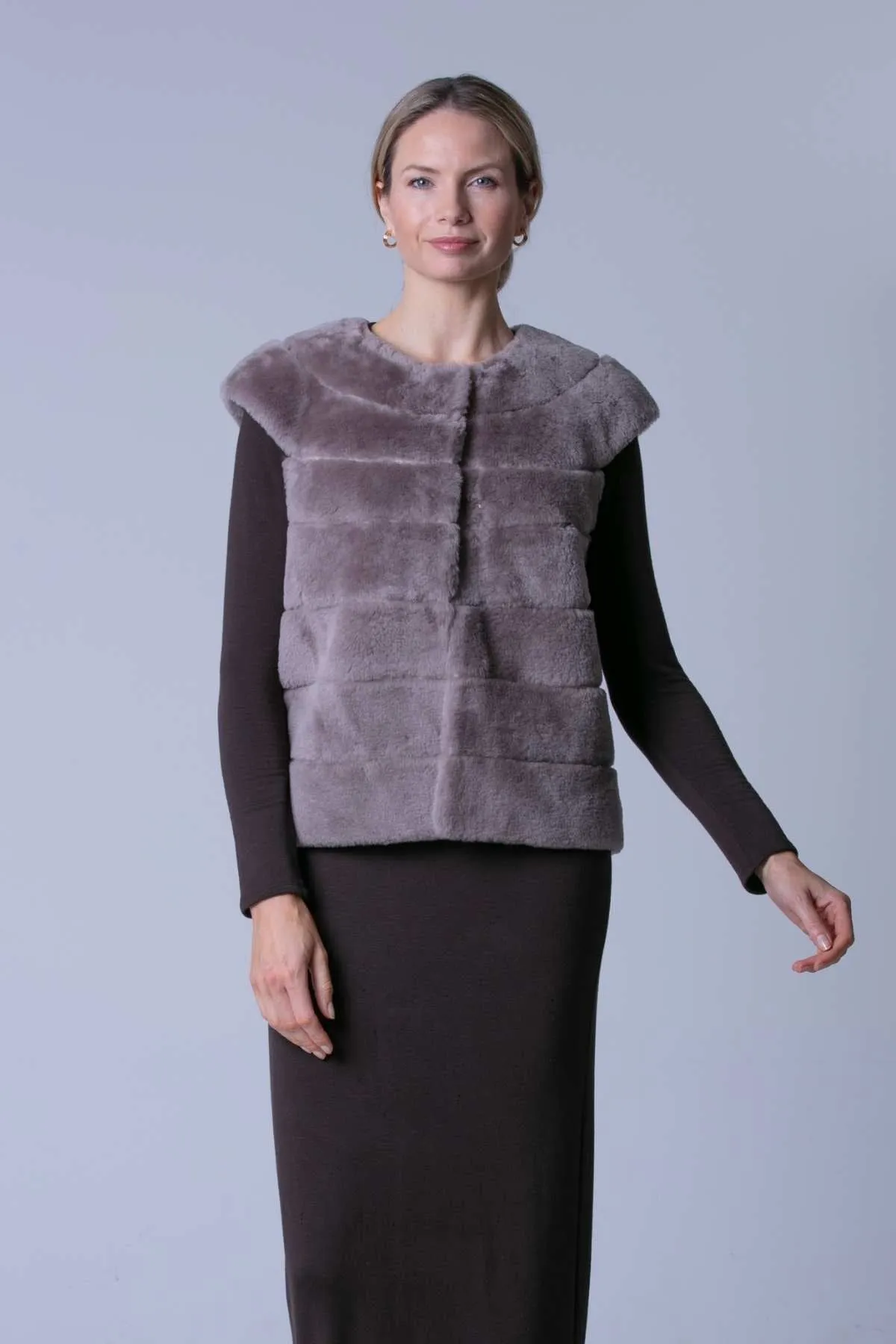 Edie Shearling Waistcoat