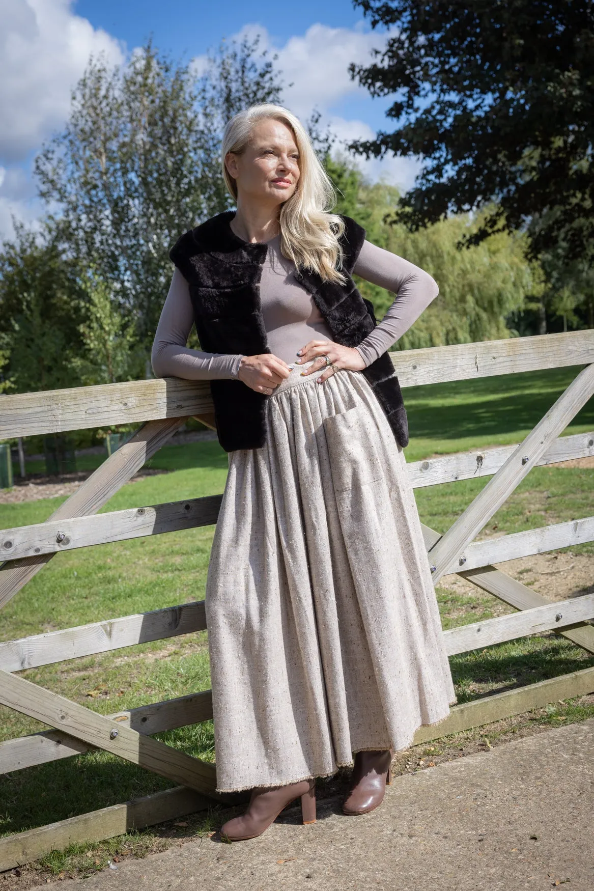 Edie Shearling Waistcoat
