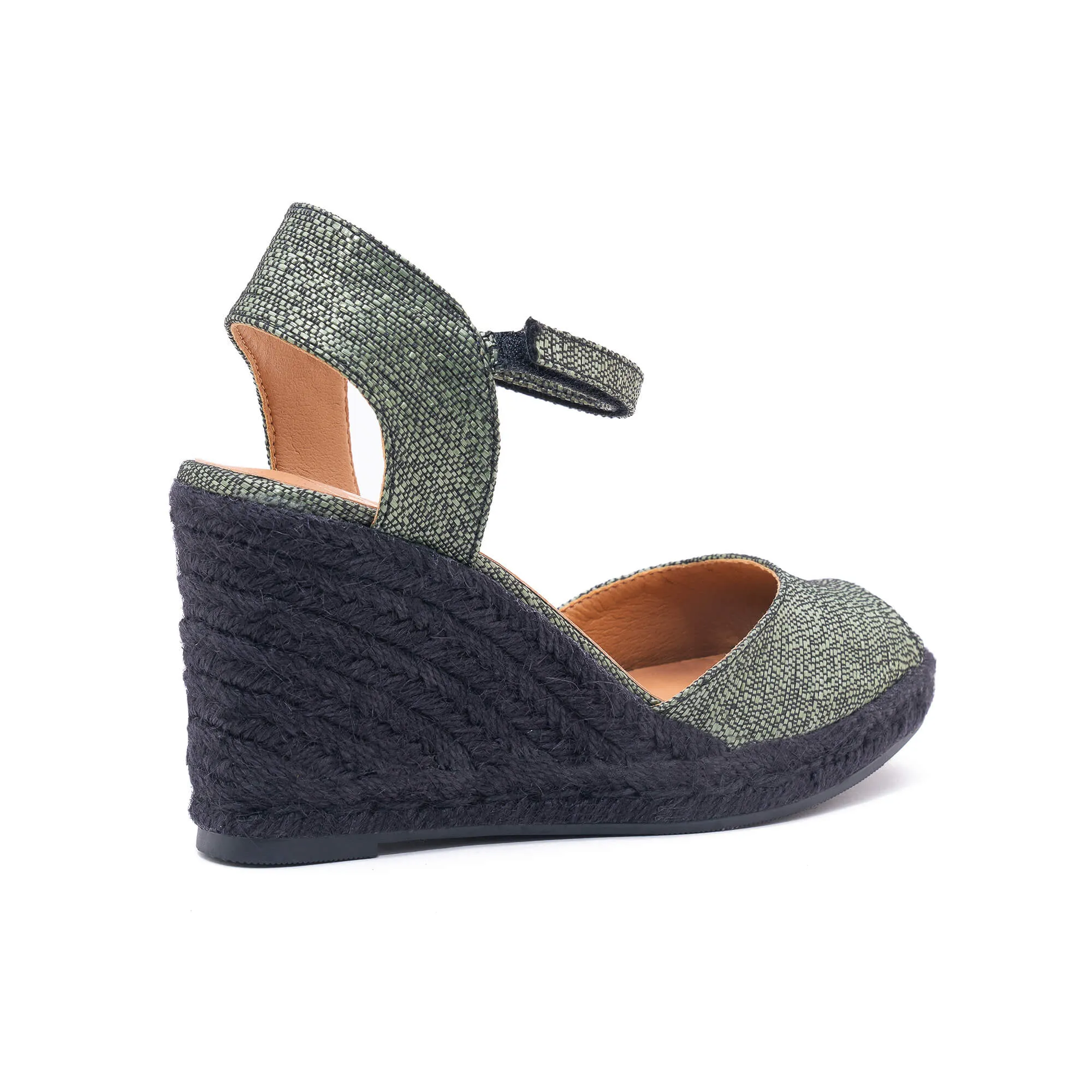Flora Green Espadrilles