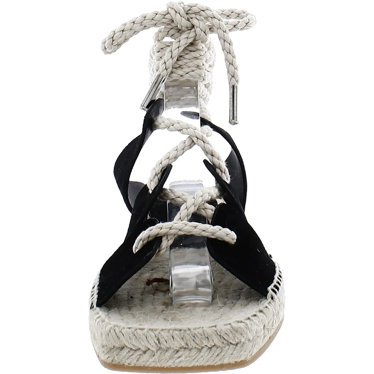 Freda Salvador Womens Lucy Suede Ankle Tie Espadrilles