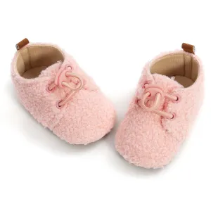 Fuzzy Lamb Baby Booties