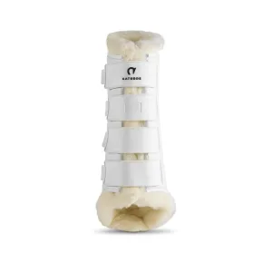 Gatusos Rear Protection Royal Synthetic Shearling Aeration System, White