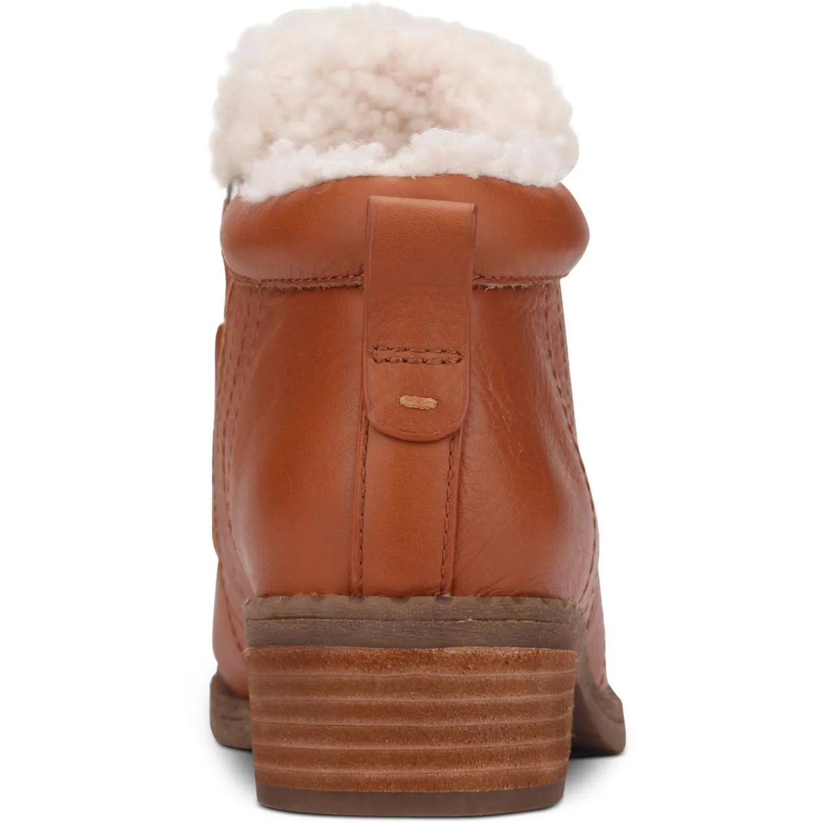 Gentle Souls by Kenneth Cole Womens Best Stitch Leather Shearling Shooties