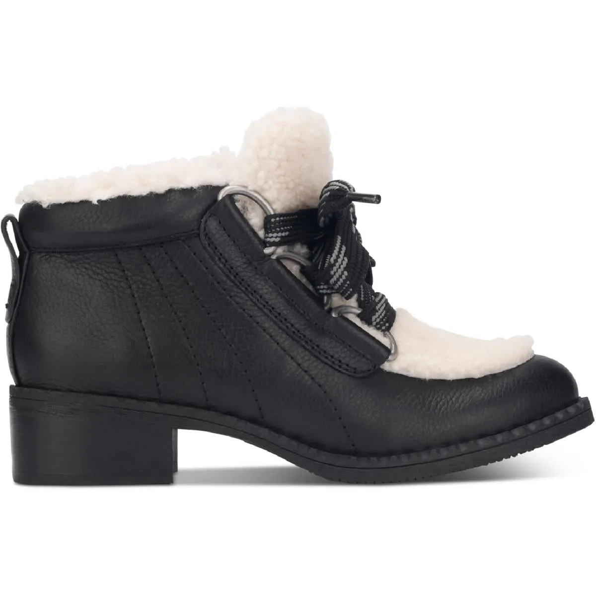 Gentle Souls by Kenneth Cole Womens Best Stitch Leather Shearling Shooties