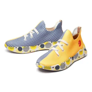 Grey & Yellow Mijas Women-US Local Delivery