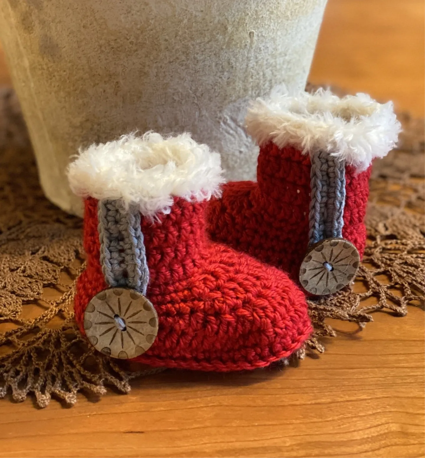 Handmade Baby Booties