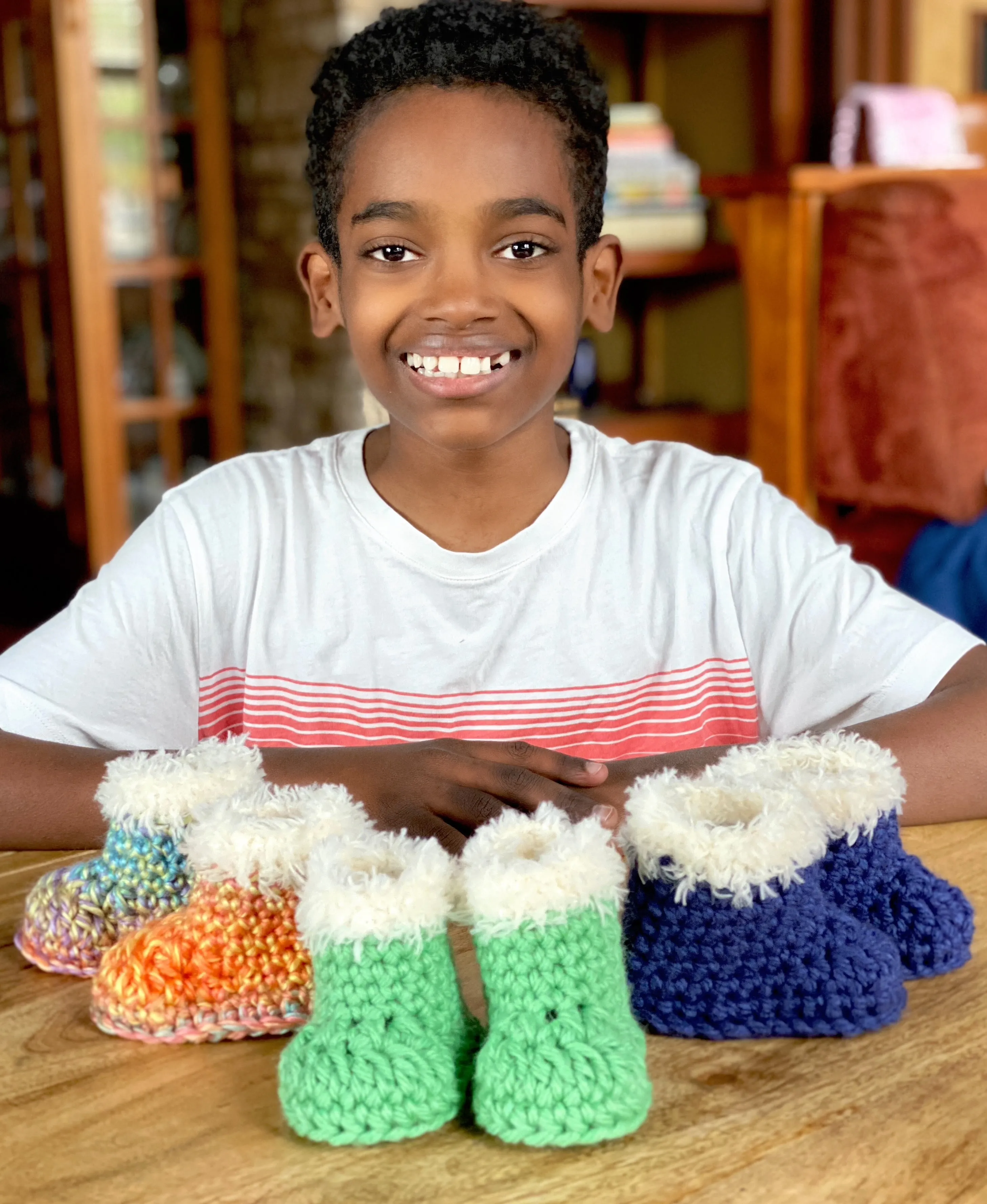 Handmade Baby Booties