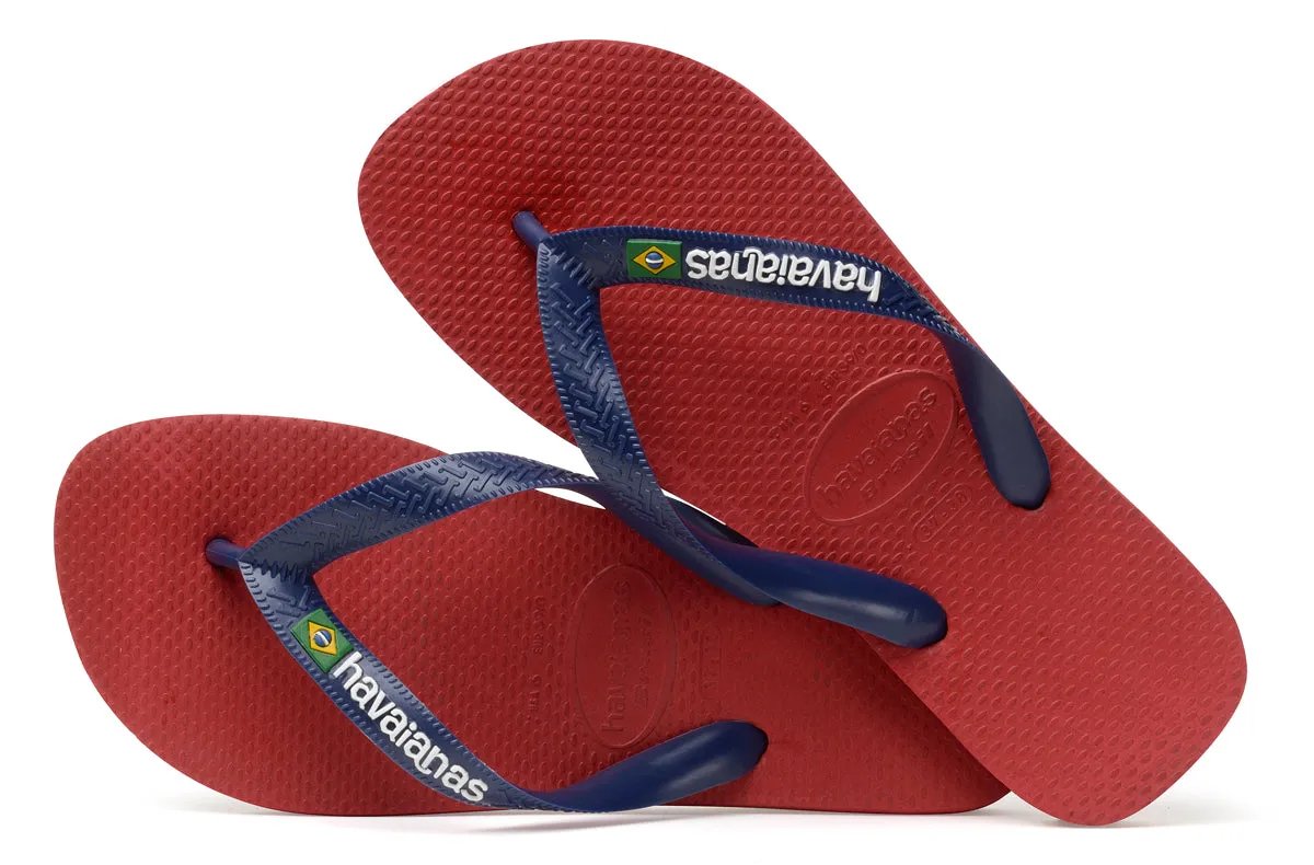 Havaianas Brasil Logo In Red