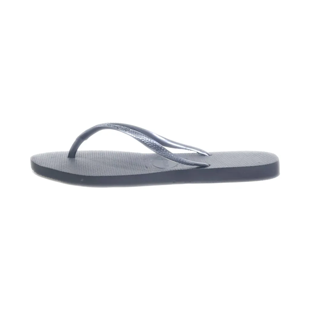 Havaianas Flip Flops Eva Black Colour For Women
