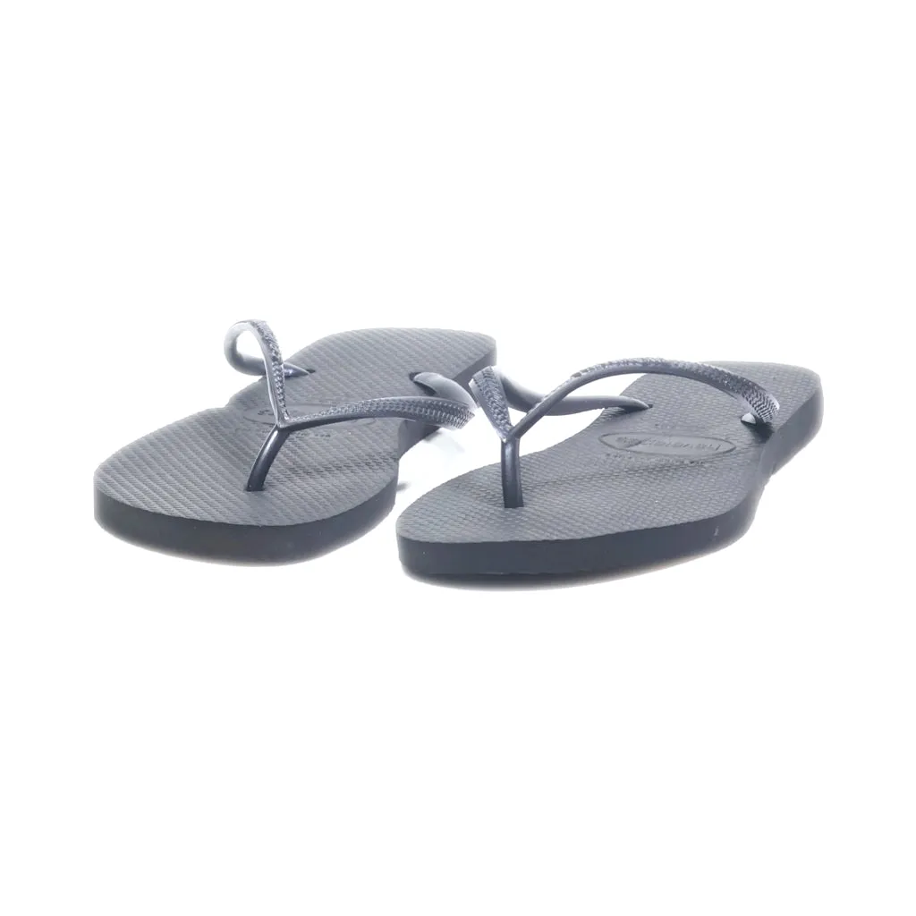Havaianas Flip Flops Eva Black Colour For Women