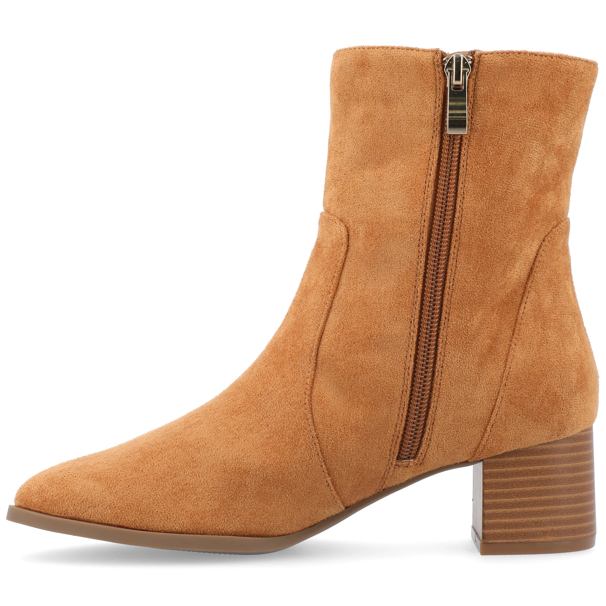 HAYVEN ALMOND TOE BOOTIES IN WIDE