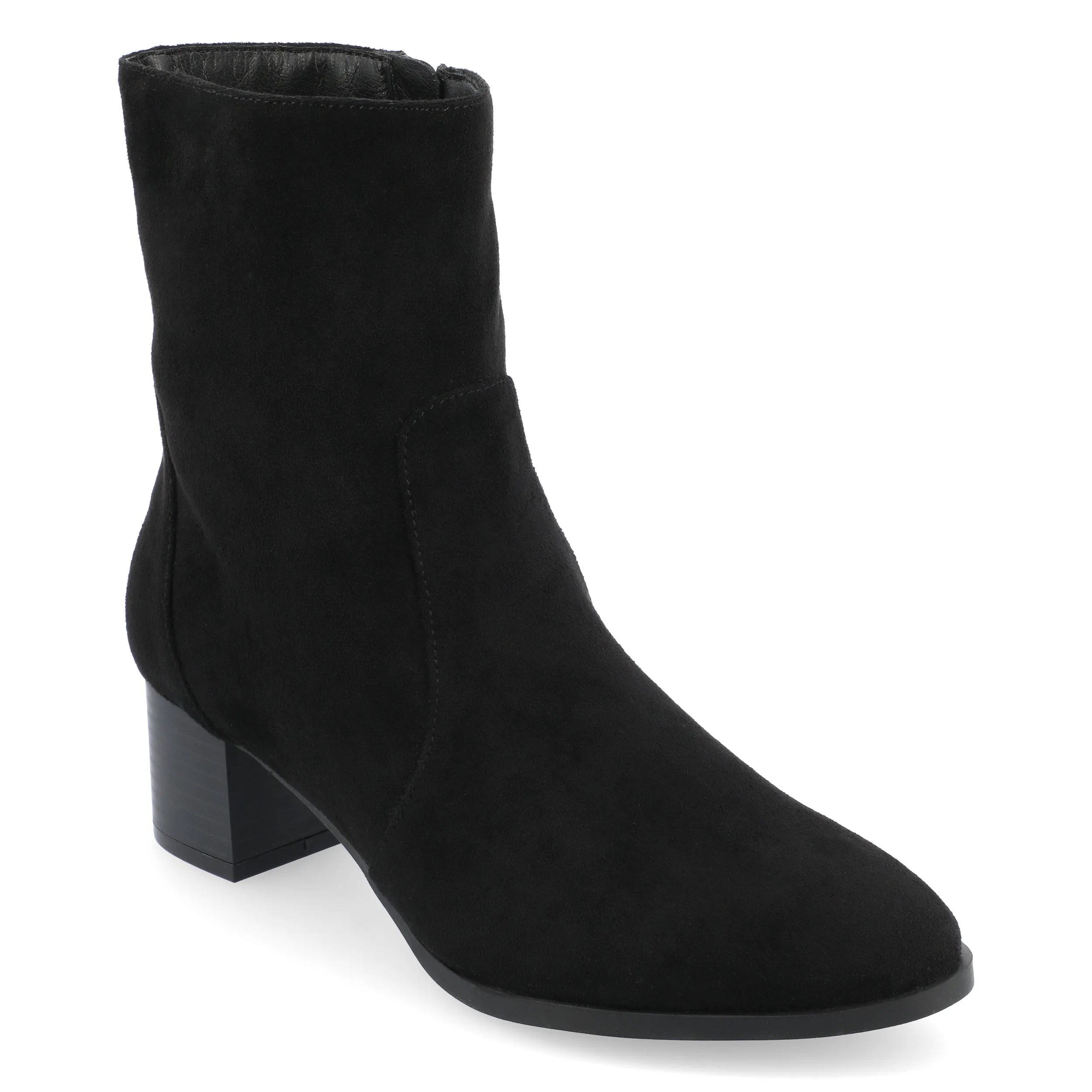 HAYVEN ALMOND TOE BOOTIES IN WIDE