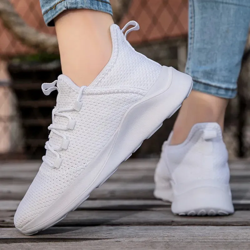 Hnzxzm Comfortable Casual Men's Sneaker Ultralight Running Shoes Mesh Breathable Non-slip Wear-resistant