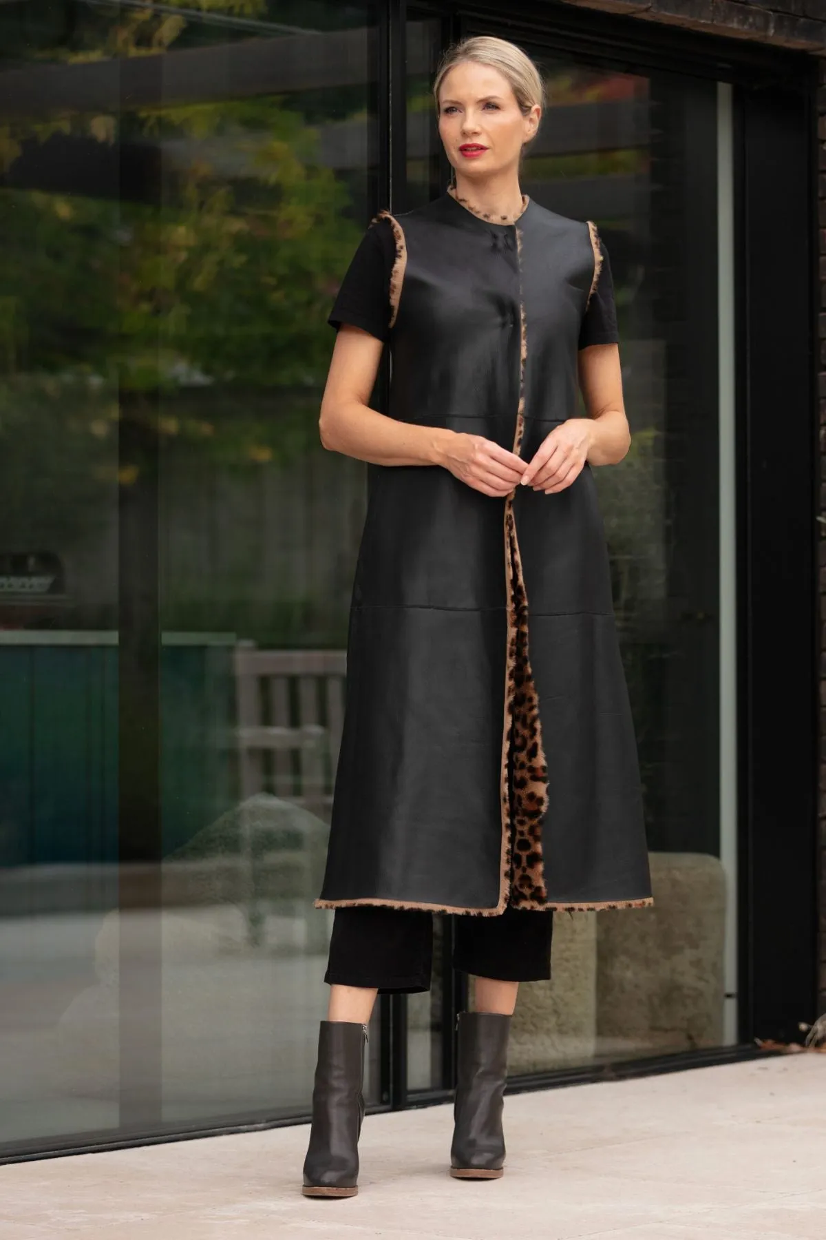 India Shearling Waistcoat