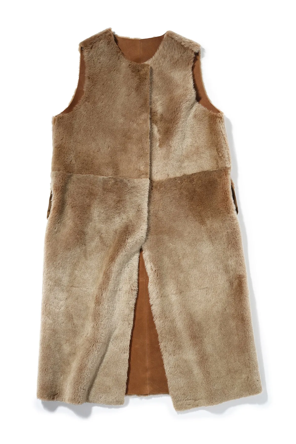 India Shearling Waistcoat