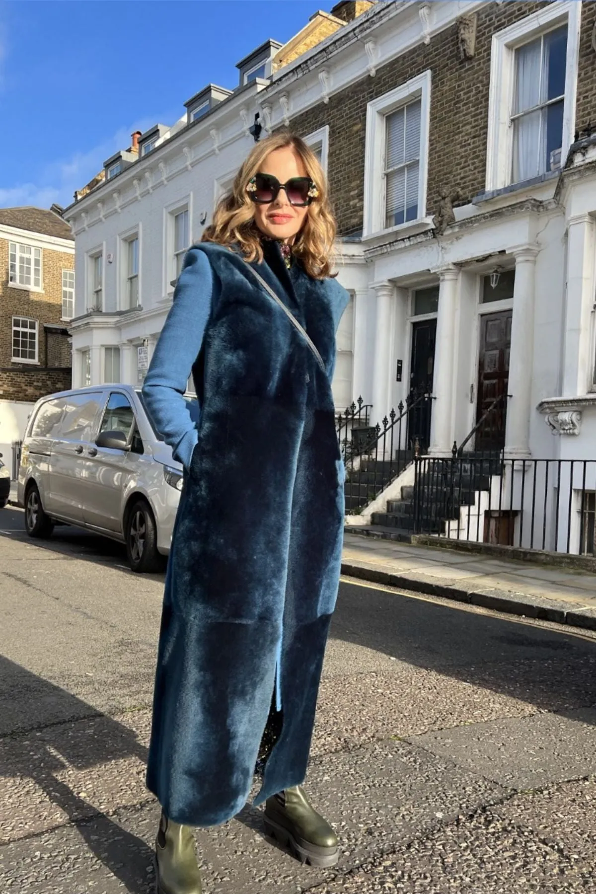 India Shearling Waistcoat