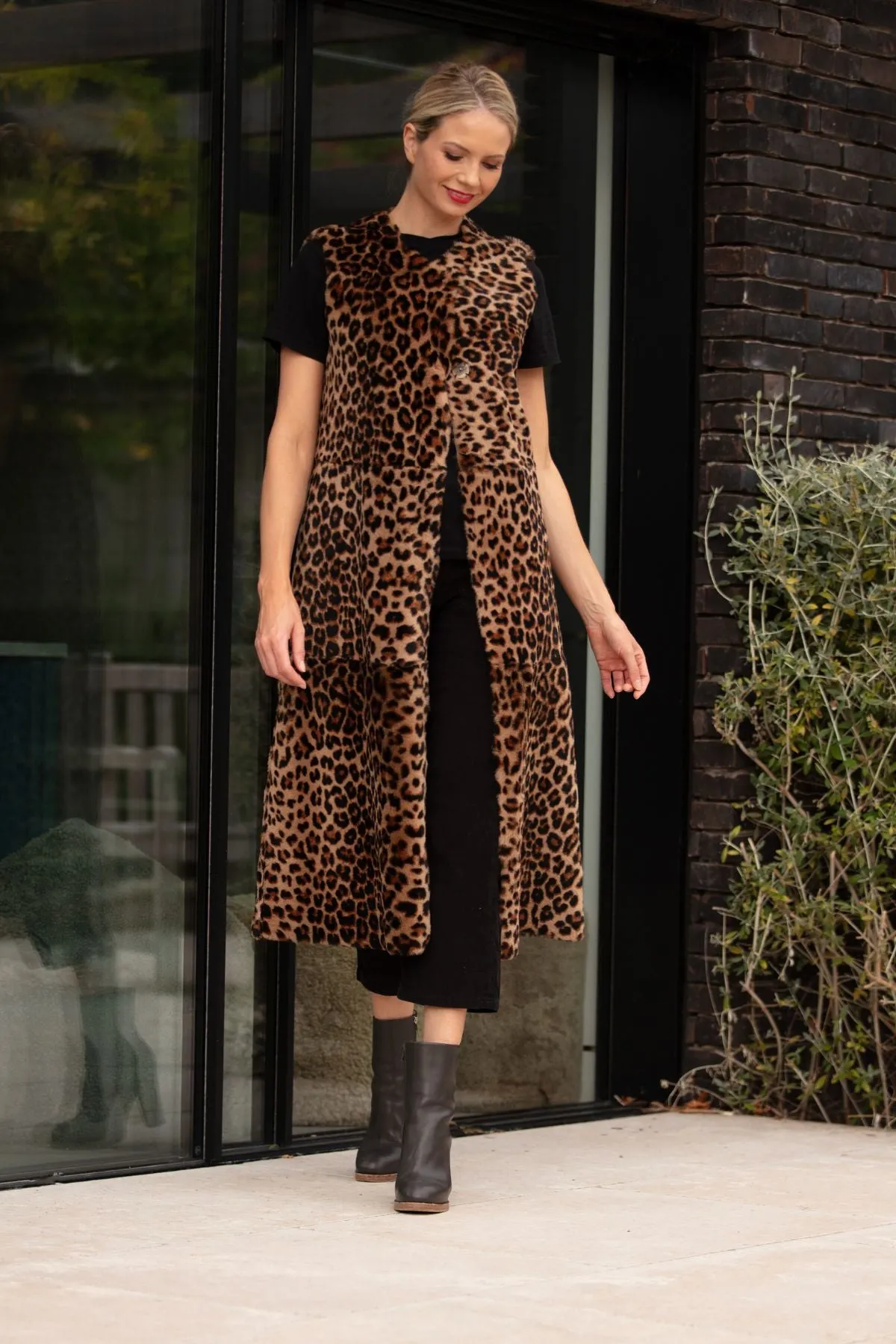 India Shearling Waistcoat