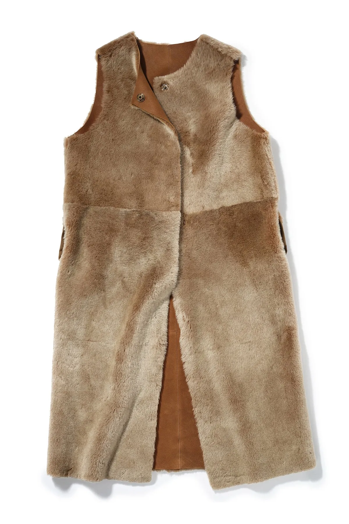 India Shearling Waistcoat