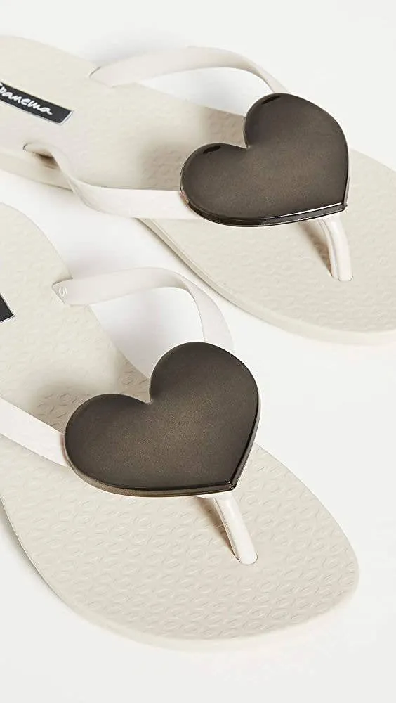 Ipanema Womens Wave Heart II Beige Beige Black
