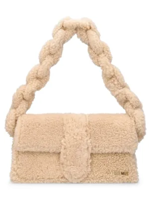 Jacquemus   Le Bambidou shearling shoulder bag 