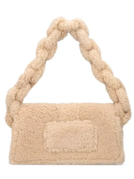 Jacquemus   Le Bambidou shearling shoulder bag 