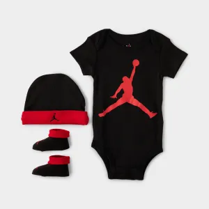 Jordan Infants' Jumpman 3-Piece Box Set Black / Gym Red