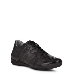 L26PBTS - Cuadra black casual fashion python sneakers for men