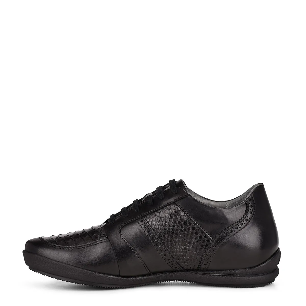 L26PBTS - Cuadra black casual fashion python sneakers for men