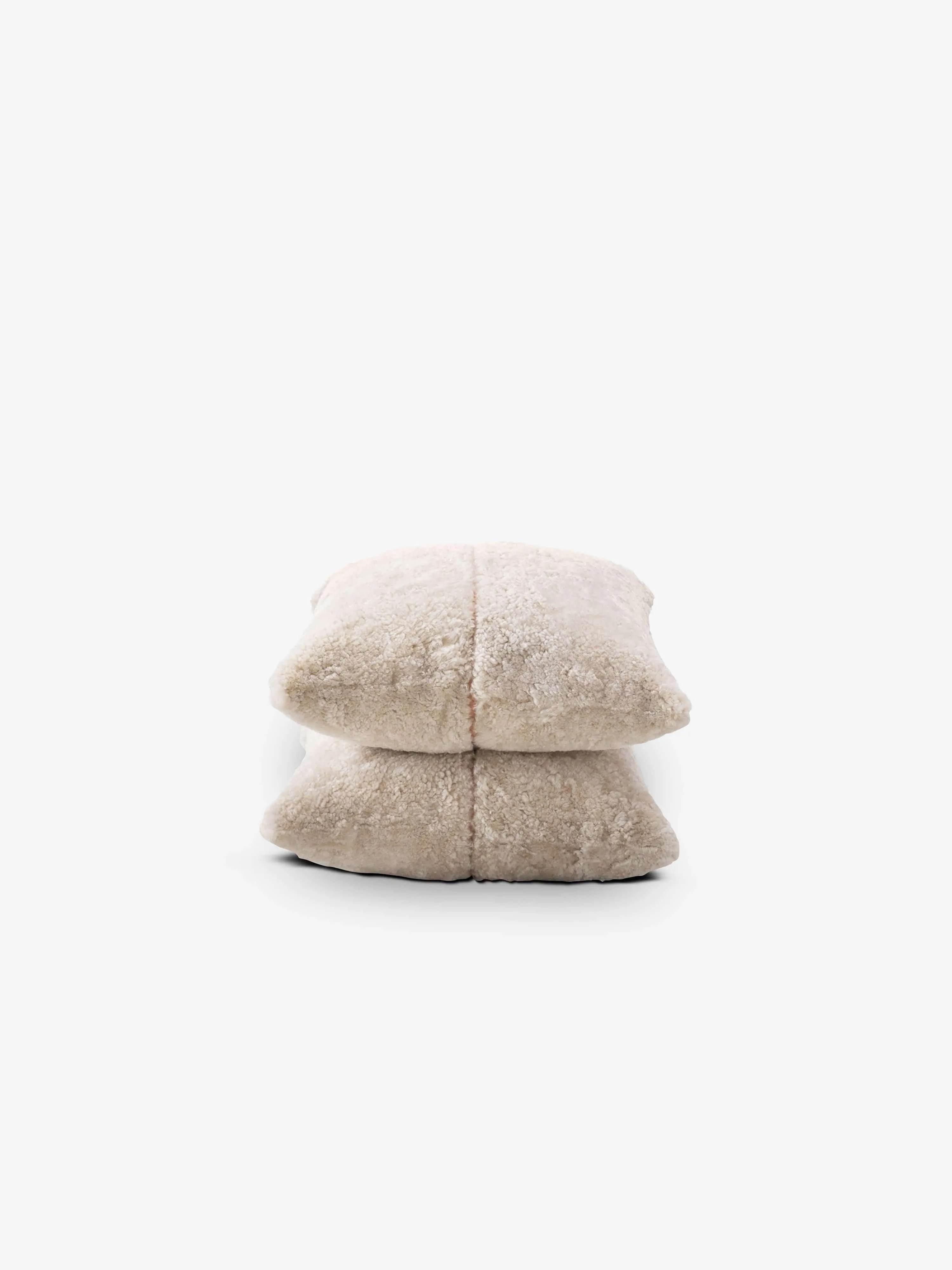Laced Shearling Pillow X by Moses Nadel