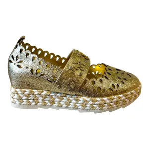 LB CC402C Champagne Espadrille Sandals
