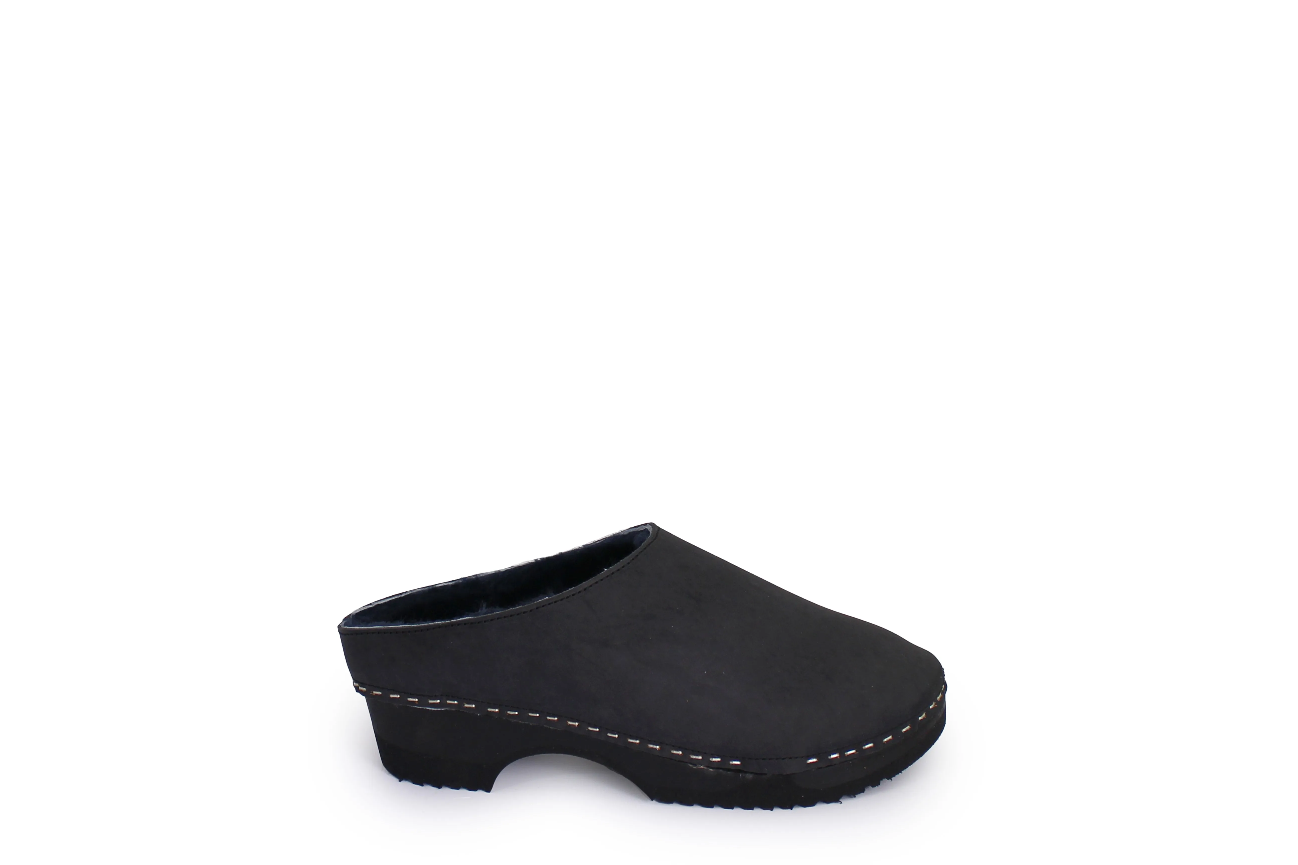 LEO Shearling   Black Blue