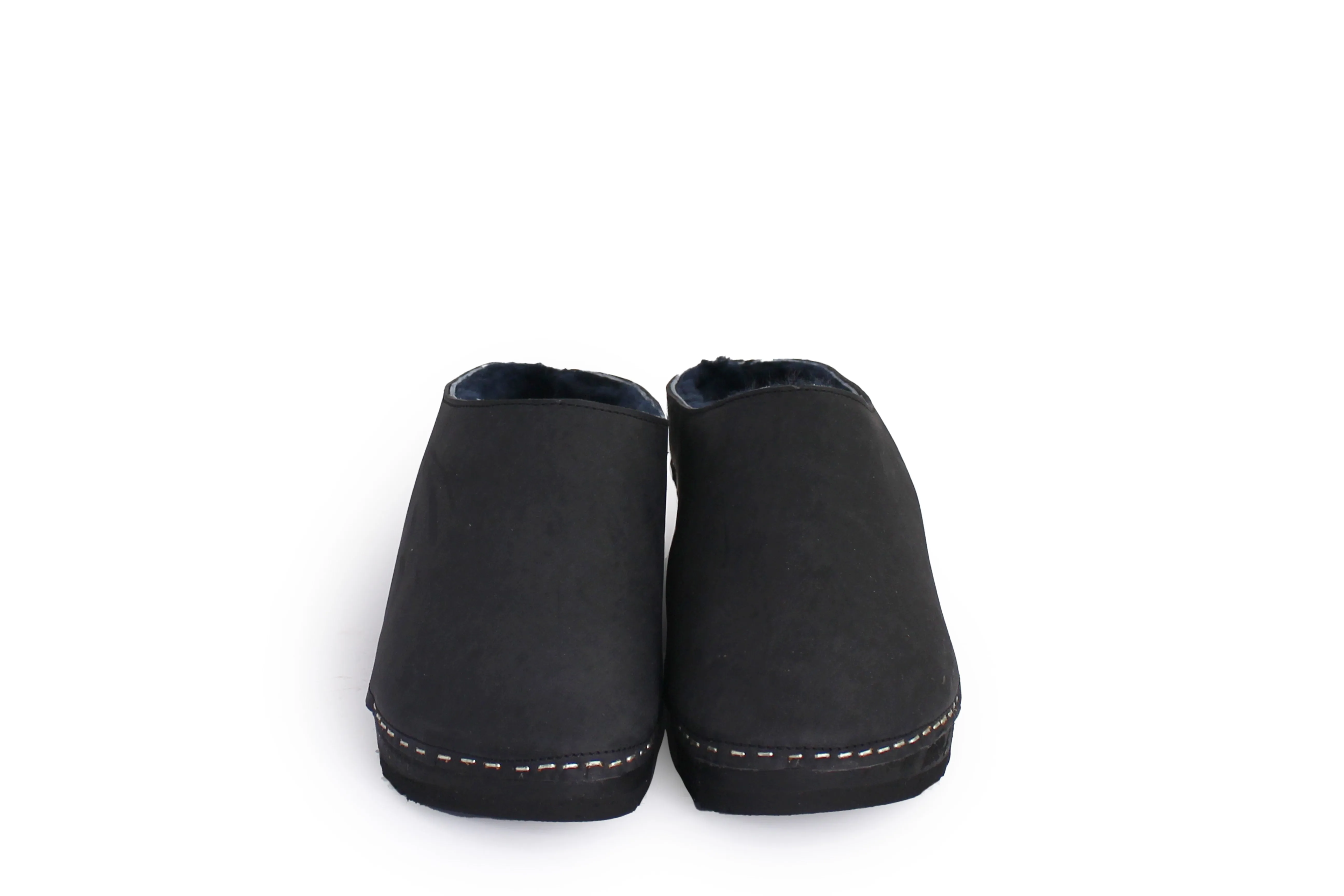 LEO Shearling   Black Blue