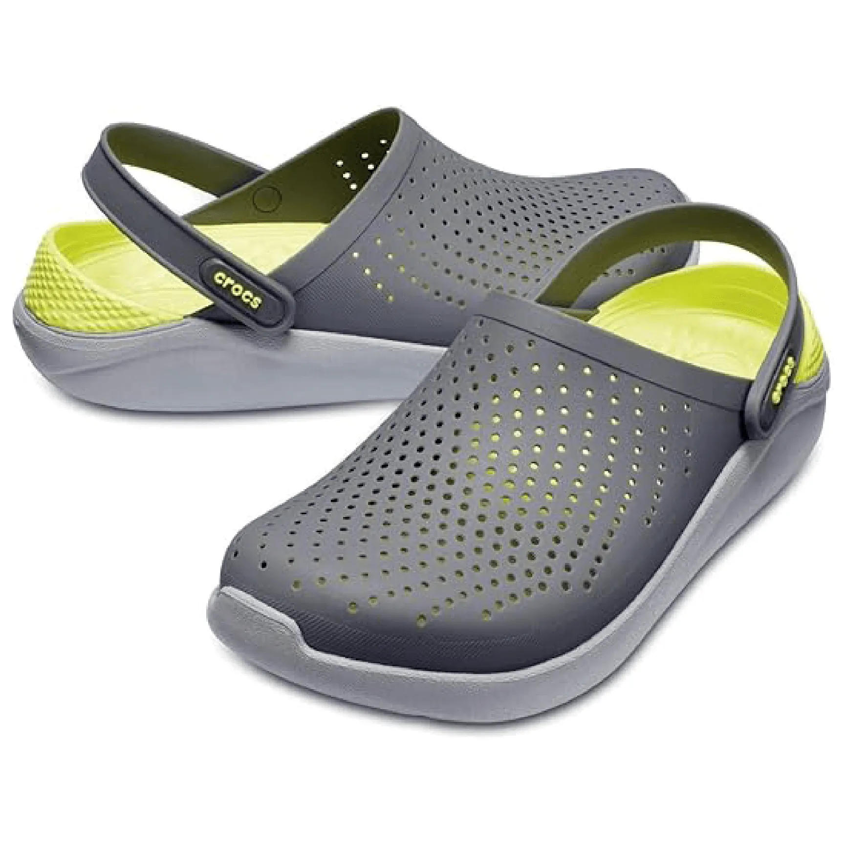 Literide 360 Unisex Clog Sandal Grey-Yellow White Sole